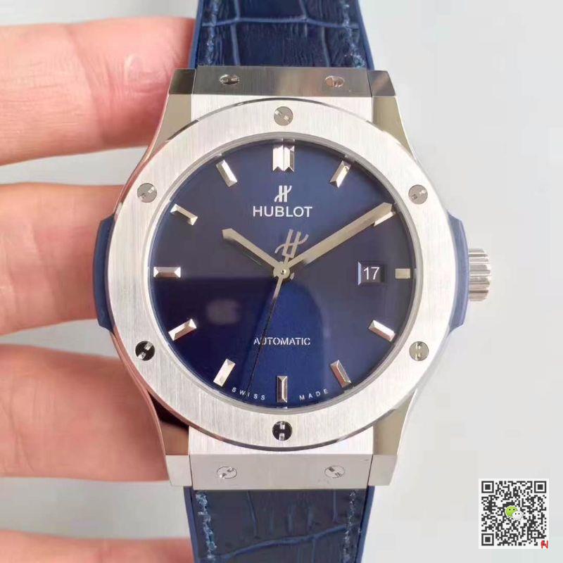 AAA JJ Factory Replica Hublot Classic Fusion 511.NX.7170.LR Blue Titanium Mens Watch
