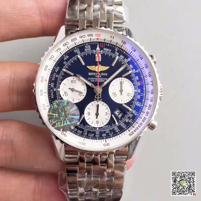 AAA JF Factory Replica Breitling Navitimer 01 Chronograph AB012012/BB01/447A Mens Watch
