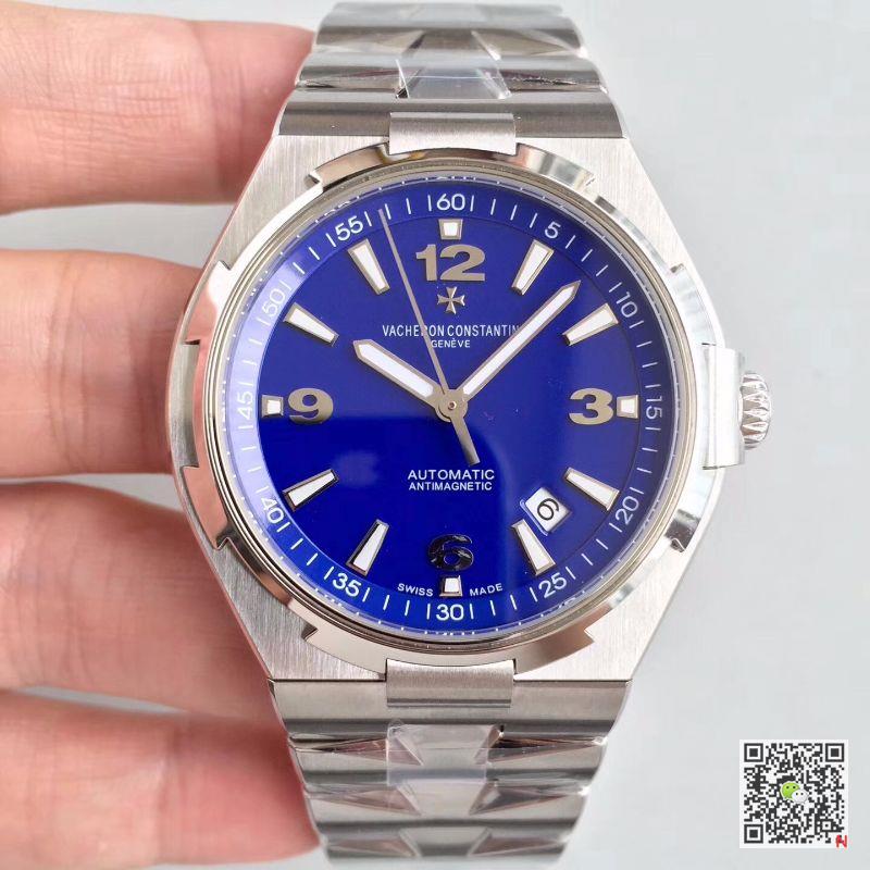 AAA JJ Factory Replica Vacheron Constantin Overseas 47040 Blue Mens Watch