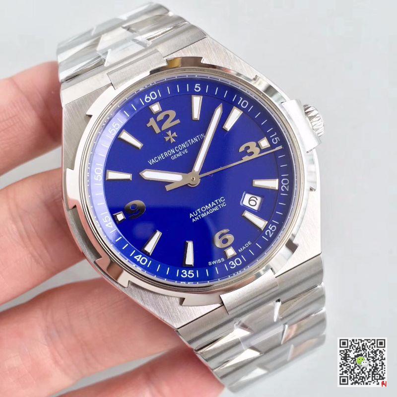 AAA JJ Factory Replica Vacheron Constantin Overseas 47040 Blue Mens Watch