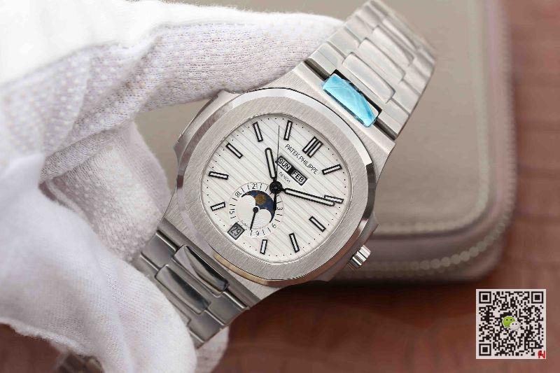 AAA KM Factory Replica Patek Philippe Nautilus Moonphase 5726/1A-010 Mens Watch