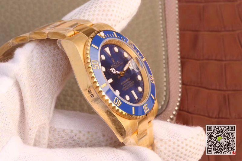 AAA VR Factory Replica Rolex Submariner Date 116618LB-0003 Wrapped Gold Mens Watch