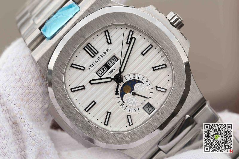 AAA KM Factory Replica Patek Philippe Nautilus Moonphase 5726/1A-010 Mens Watch