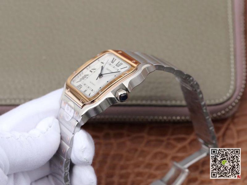 AAA BV Factory Replica Cartier Santos 100 W2SA0006 Mens Watch