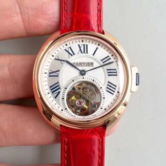AAA Replica Cartier Drive De Tourbillon W4100013 Rose Gold Women Watch