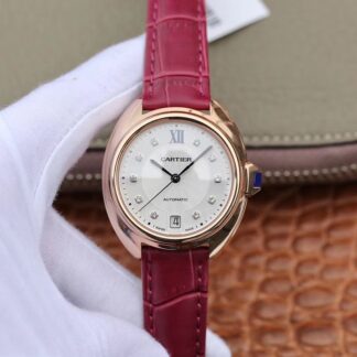 AAA Replica Cartier Cle De WJCL0032 Rose Gold Women Watch