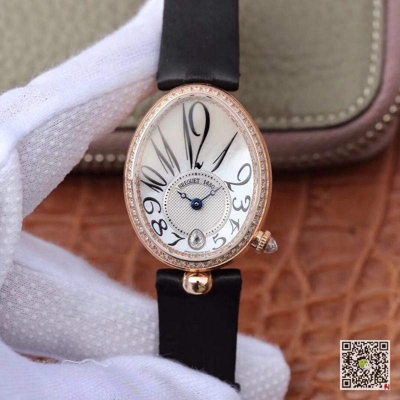 AAA ZF Factory Replica Reine De Naples 8918BR/58/864/D00D Breguet Women's Diamond Watch