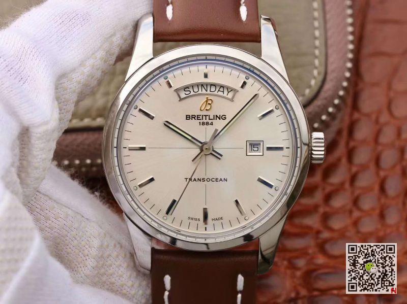 AAA V7 Factory Replica Breitling Transocean Day Date A4531012.G751.437X.A20BA.1 Mens Watch