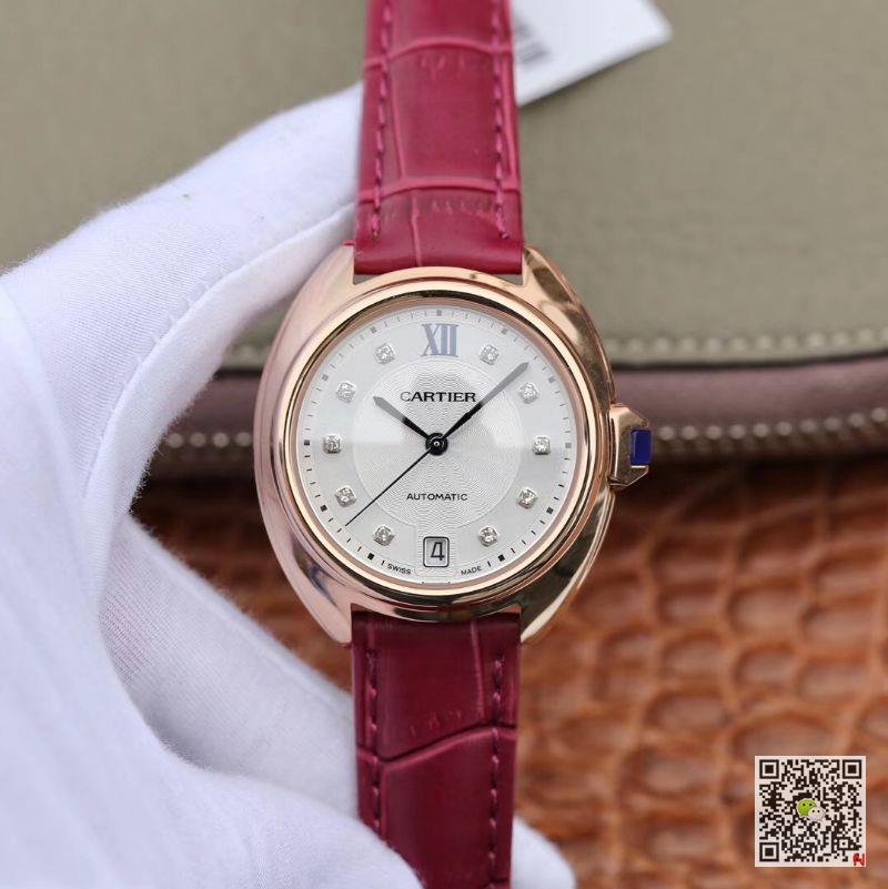 AAA Replica Cartier Cle De Cartier WJCL0032 Rose Gold Women Watch