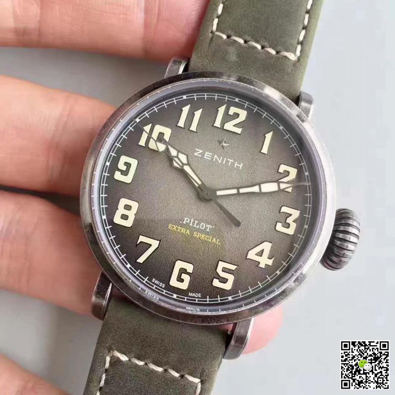 AAA XF Factory Replica Zenith Pilot Type 20 Extra Special Ton Up 11.2430.679/21.C801 Mens Watch