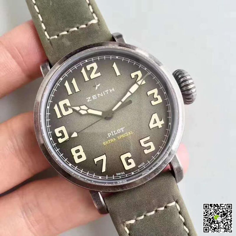 AAA XF Factory Replica Zenith Pilot Type 20 Extra Special Ton Up 11.2430.679/21.C801 Mens Watch