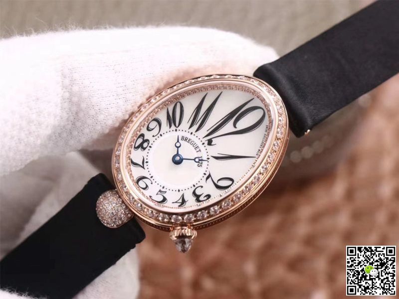 AAA ZF Factory Replica Reine De Naples 8928BR/5W/844 DD0D Breguet Women's Diamond Watch
