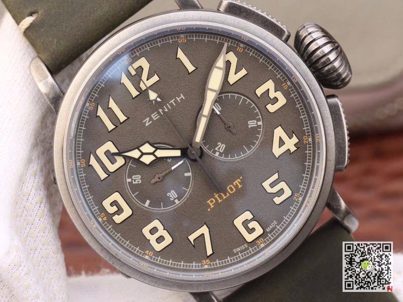 AAA XF Factory Replica Zenith Pilot Type 20 Chronograph Extra Special 11.2430.4069/21.C773 Mens Watch