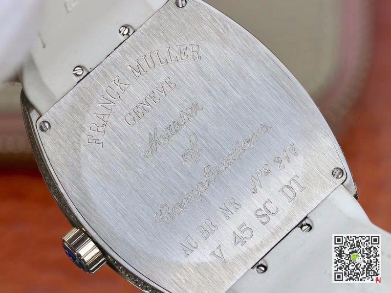AAA Replica Franck Muller Vanguard V45 SC DT AC BR NR Diamond Dial Mens Watch