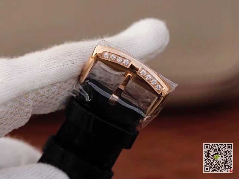 AAA GF Factory Replica Franck Muller Master Square 6002 M QZ REL R D 1R Rose Gold Ladies Watch