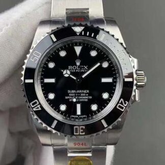 AAA Replica Rolex Submariner 114060-97200 Noob Factory V10 Black Dial Mens Watch
