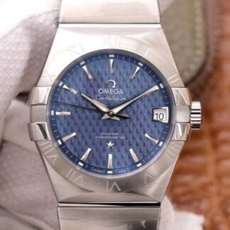 AAA Replica Omega Constellation Co-Axial 123.10.38.21.03.001 VS Factory Blue Dial Mens Watch
