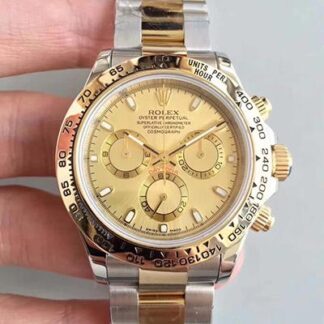 AAA Replica Rolex Daytona 116503 3A Factory 18K Yellow Gold Wrapped Gold Dial Mens Watch