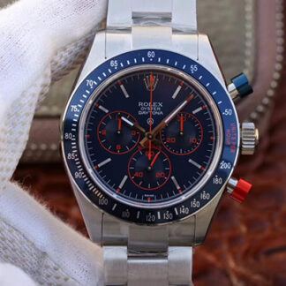 AAA Replica Rolex Daytona Cosmograph BP Factory Blue Dial Mens Watch