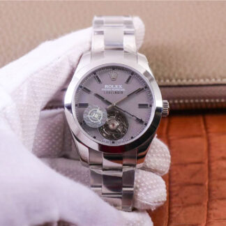 AAA Replica Rolex Milgauss Base 116400 Label Noir Design LNT01HS-001 JB Factory Silver Case Mens Watch