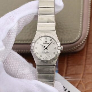 AAA Replica Omega Constellation 123.10.27.60.55.001 TW Factory Silver Dial Ladies Watch