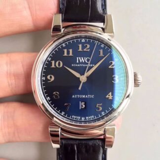 AAA Replica IWC Da Vinci Automatic IW356605 MKS Factory Blue Dial Mens Watch