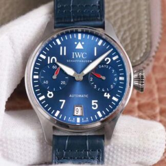 AAA Replica IWC Big Pilot IW501008 Boutique London Edition ZF Factory Blue Dial Mens Watch