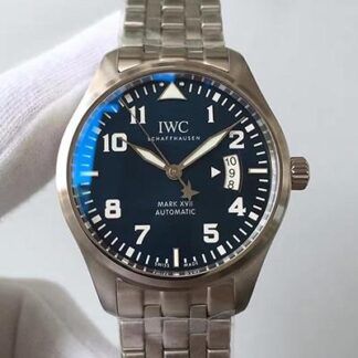 AAA Replica IWC Pilot Mark XVII Le Petit Prince IW327014 MKS Factory Blue Dial Mens Watch