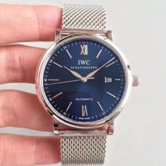 AAA Replica IWC Portofino Boutique Edition IW356512 MKS Factory Blue Dial Mens Watch