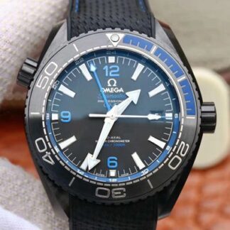 AAA Replica Omega Seamaster 215.92.46.22.01.002 GMT VS Factory Black Ceramic Mens Watch