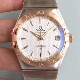 AAA Replica Omega Constellation 123.20.38.21.02.008 38MM 3S Factory White Textured Dial Mens Watch