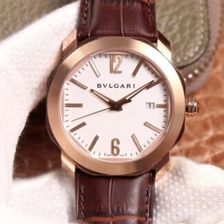 AAA Replica Bvlgari Octo BV Factory White Dial Mens Watch