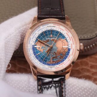 AAA Replica Jaeger-LeCoultre Geophysic Univrsal Time 8102520 8F Factory Pink Gold Mens Watch