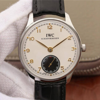 AAA Replica IWC Portuguese IW545405 ZF Factory Black Strap Mens Watch