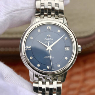 AAA Replica Omega De Ville 424.10.33.20.53.001 MKS Factory Blue Dial Ladies Watch