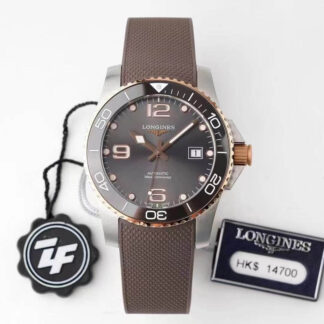 AAA Replica Longines Concas L3.781.3.78.9 ZF Factory Brown Strap Mens Watch