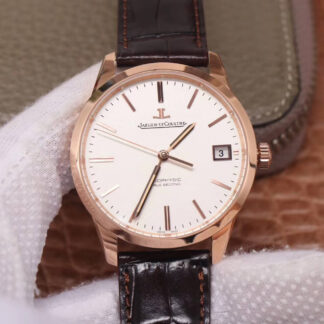 AAA Replica Jaeger-LeCoultre Geophysic 8012520 8F Factory Rose Gold White Dial Mens Watch