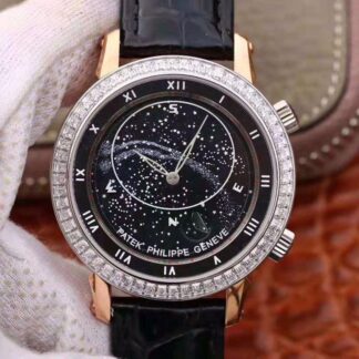 AAA Replica Patek Philippe Grand Complications 5102PR TW Factory Diamond Bezel Mens Watch