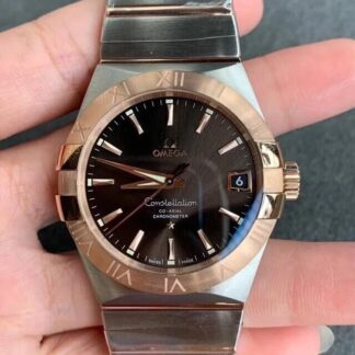 AAA Replica Omega Constellation 123.20.31.20.13.001 VS Factory Stainless Steel Rose Gold Mens Watch