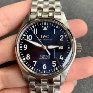 AAA Replica IWC Pilot IW327014 V7 Factory Stainless Steel Blue Dial Mens Watch