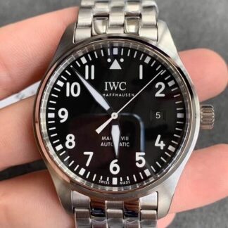 AAA Replica IWC Pilot IW327011 V7 Factory Stainless Steel Black Dial Mens Watch