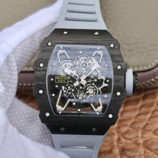 AAA Replica Richard Mille RM-035 KV Factory Grey Rubber Strap Mens Watch