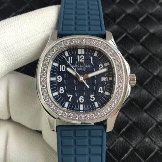 AAA Replica Patek Philippe Aquanaut 5067A-025 PPF Factory Blue Dial Ladies Watch