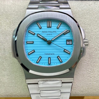 AAA Replica Patek Philippe Nautilus 5711/1A-018 170th Anniversary PPF Factory Stainless Steel Tiffany Blue Dial Mens Watch