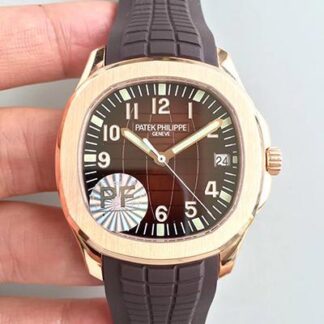 AAA Replica Patek Philippe Aquanaut Jumbo 5167R-001 PF Factory Swiss ETA324 Rose Gold Mens Watch