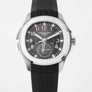 AAA Replica Patek Philippe Aquanaut 5164A-001 ZF Factory Stainless Steel Black Dial Mens Watch