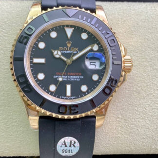 AAA Replica Rolex Yacht Master 116655 AR Factory Black Bezel Mens Watch