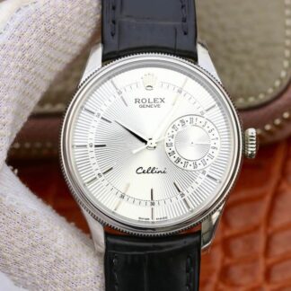 AAA Replica Rolex Celini Date M50519-0006 MKS Factory Black Strap Mens Watch