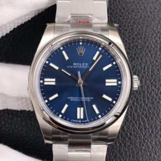 AAA Replica Rolex Oyster Perpetual M124300-0003 41MM EW Factory Dark Blue Dial Mens Watch