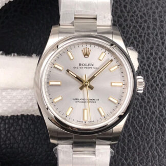 AAA Replica Rolex Oyster Perpetual M277200-0001 31MM EW Factory Silver Dial Ladies Watch